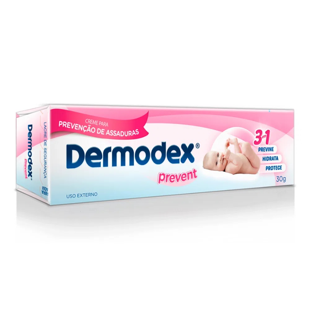 dermodex prevent pomada para preveno de assaduras 30g